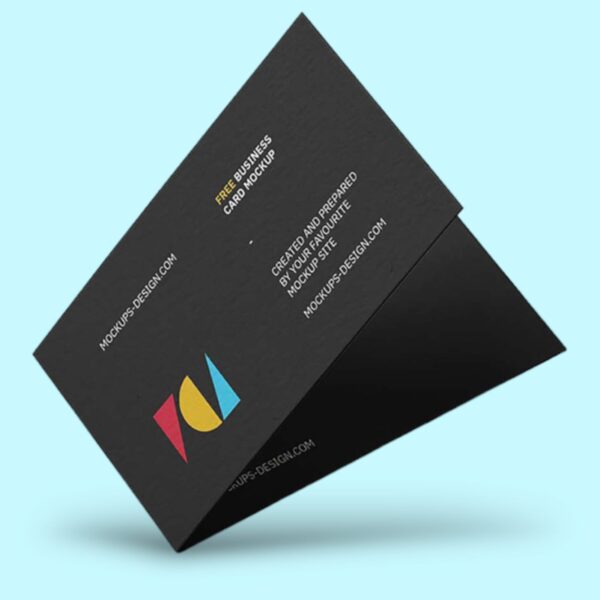 Folded Business Cards