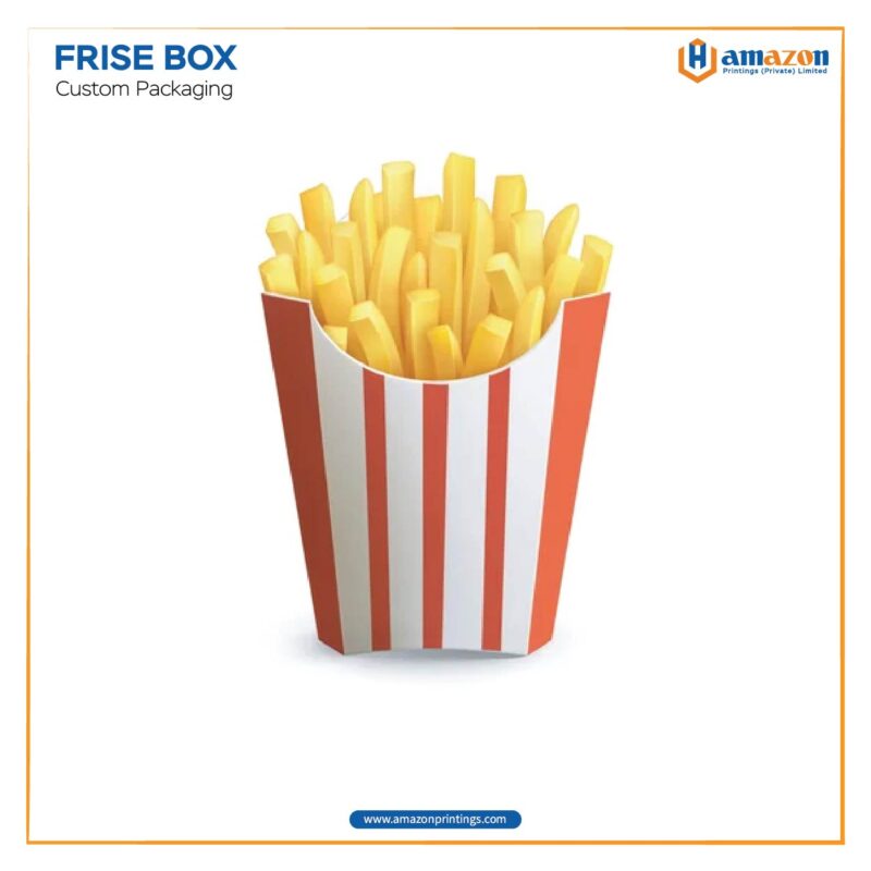 Serve your crispy fries in style with our custom French fries box printing and design services! Perfect for fast food restaurants, cafes, and food stalls, our high-quality packaging ensures convenience, branding, and freshness. 🔹 Custom Branding – Add your logo, tagline, and unique design for a professional look. 🔹 Premium Printing – Vibrant colors and high-resolution graphics for eye-catching appeal. 🔹 Food-Grade Material – Safe, grease-resistant, and eco-friendly packaging. 🔹 Various Sizes & Styles – Available in small, medium, and large sizes for all serving needs. 🔹 Bulk Order Discounts – Affordable pricing for food businesses and events. Upgrade your food packaging with custom-printed French fries boxes! Order today. 🍟🎨